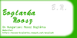 boglarka moosz business card